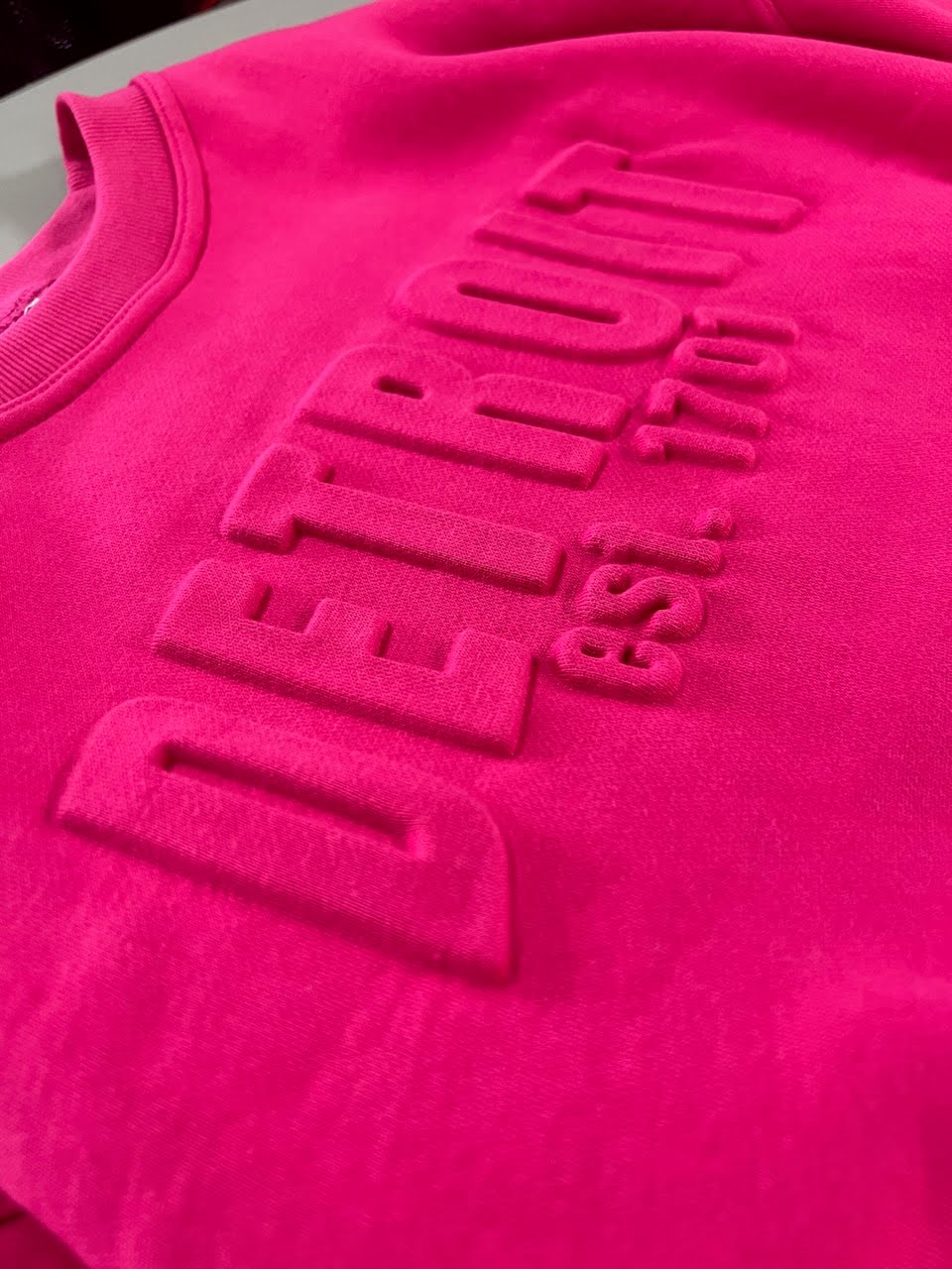 3D Detroit Sweatshirt (Pink)