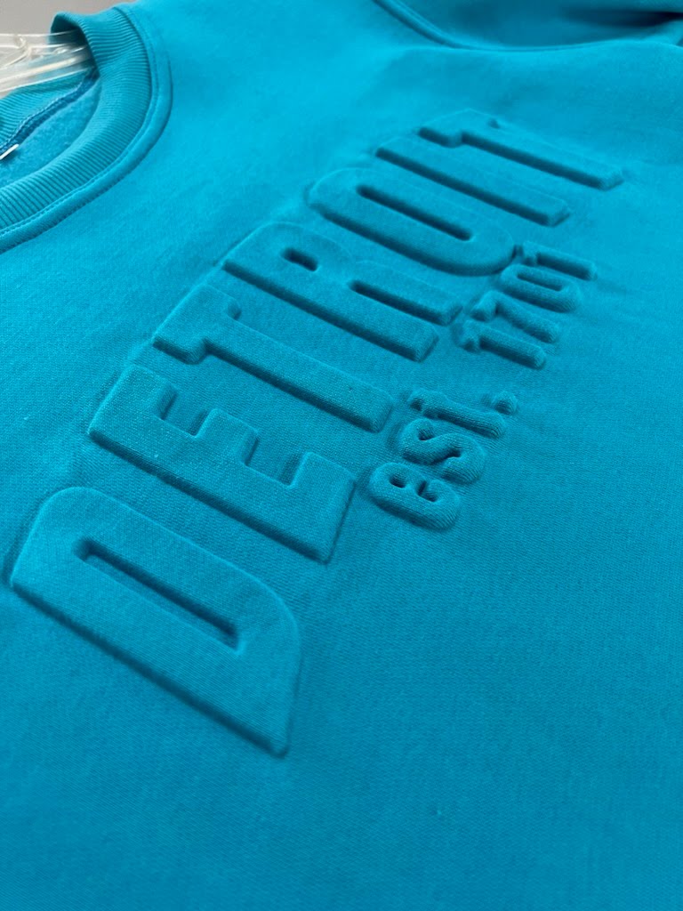 3D Detroit Sweatshirt (Blue)