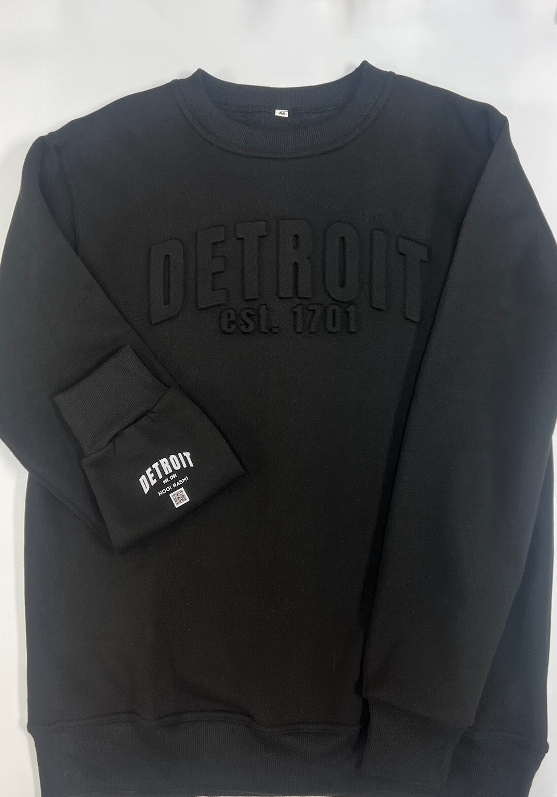 3D Detroit Sweatshirt (Black)